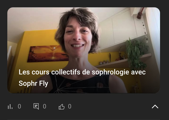 vidéo cours collectifs de sophrologie
